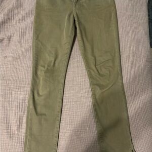 Lucky Brand Olive Skinny Pants